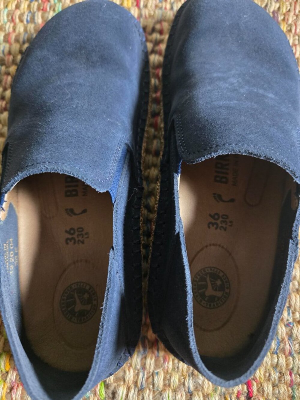 Birkenstock Callan Suede leather in Navy in 36/ US 5 - Picture 6 of 8